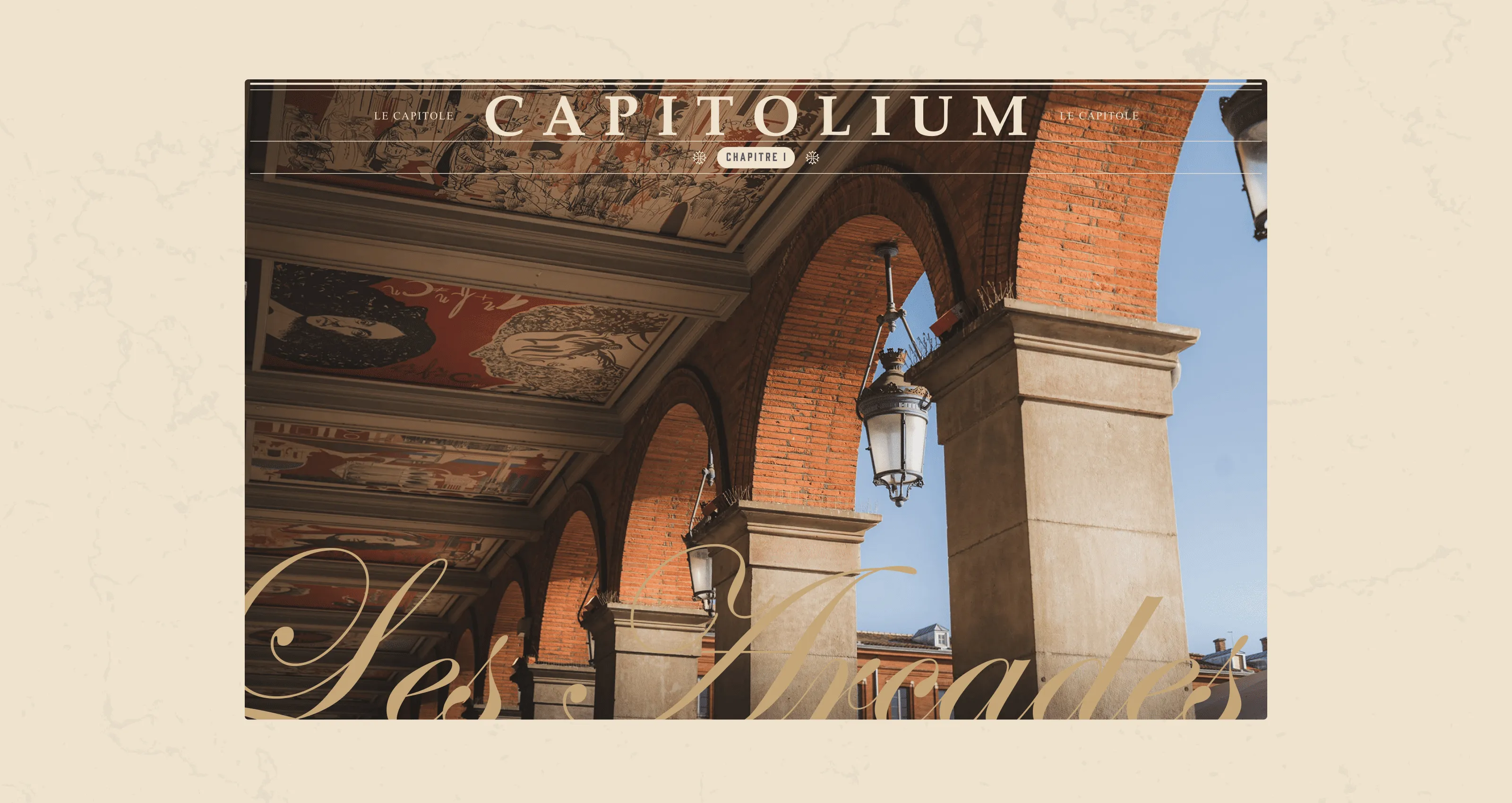 Visuel immersif du projet Capitolium au Capitole de Toulouse.